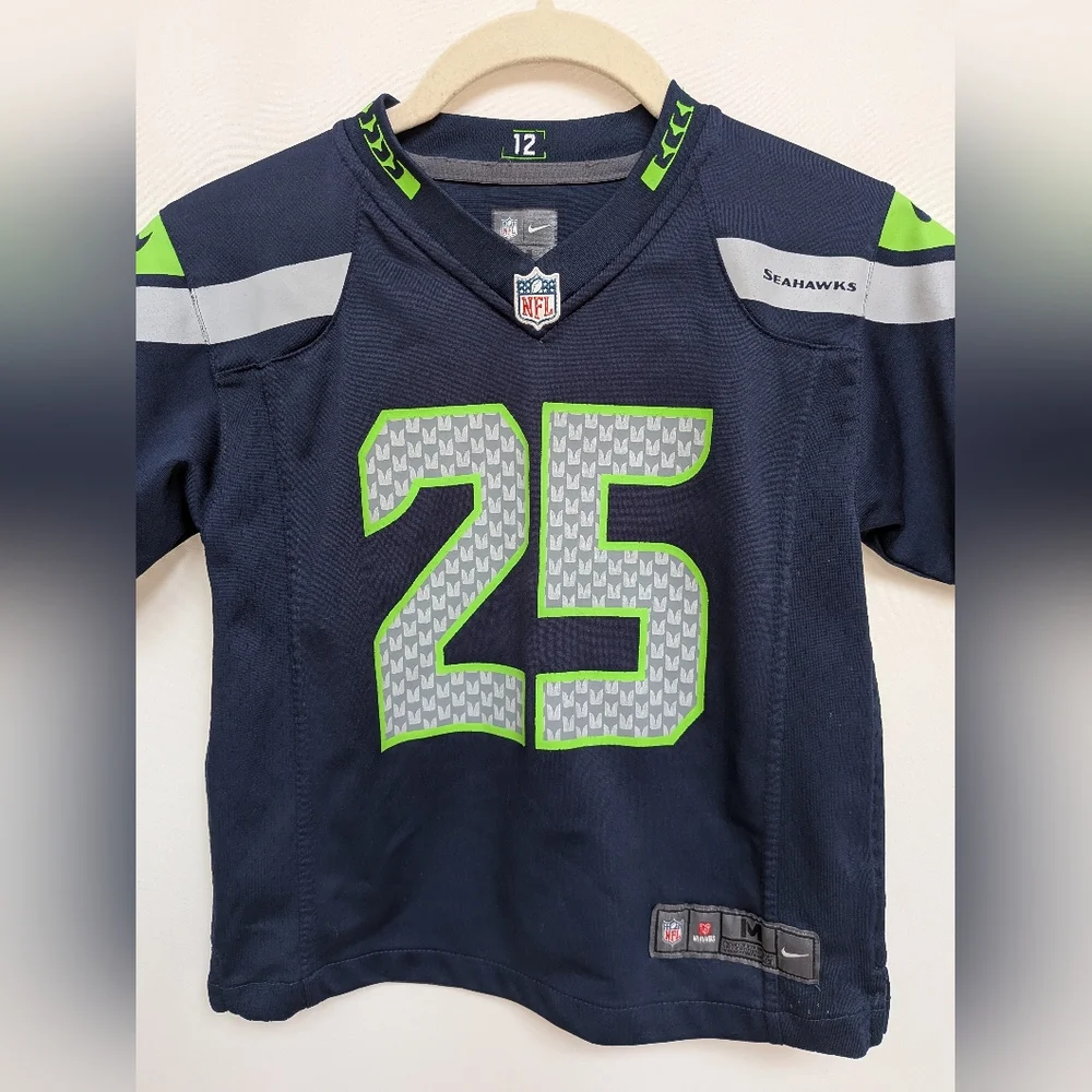 Nike NFL Seattle Seahawks Richard Sherman 25 Jersey Kids Medium